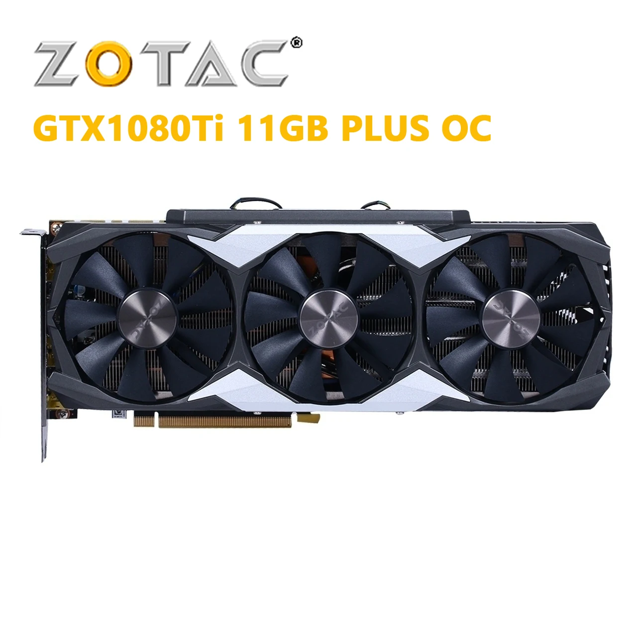 

ZOTAC GeForce GTX 1080Ti-11GD5X Plus OC Graphic Cards GTX1080Ti 11GB GPU For nVIDIA Video Card GTX 1080 Ti 352bit11010MHz Used