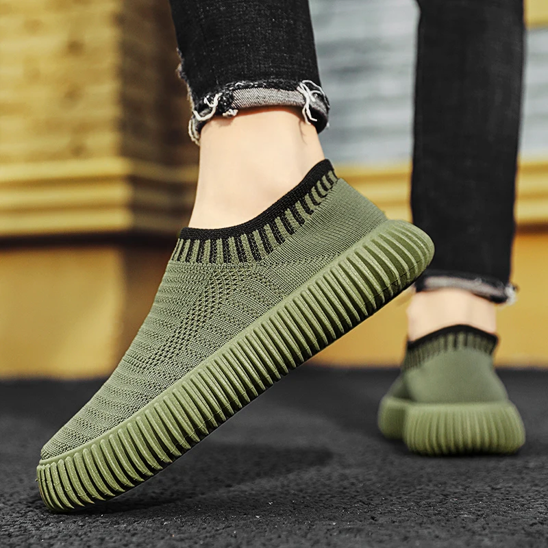 

2023 Autumn New Men Shoes Green/Black Men's Sneakers Chunky Men Shoes Heighten Fashion Casual Plus Size Zapatillas Tennis Shoes