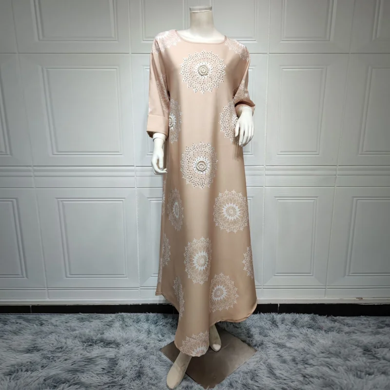 Muslim Fashion Abaya Dress Women Turkish Islamic Clothing Dubai Luxury Beads Robe Wedding Party Gown Mubarak Caftan Marocain