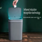 Умная Индукционная мусорная корзина, автоматическая мусорная корзина, ведро для мусора для ванной, кухни, туалета, электрическая сенсорная мусорная корзина, корзина для бумаги