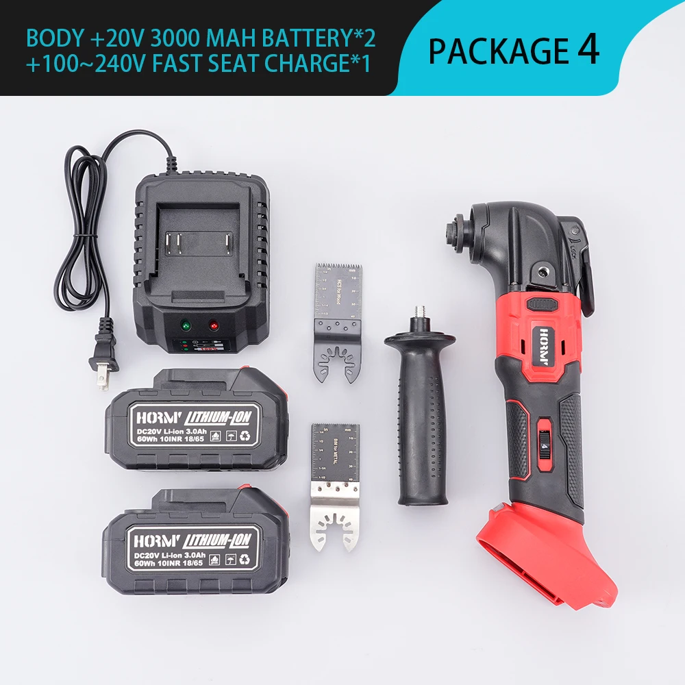 

Brushless Oscillating Multi Tool Cordless Electric Trimmer/Shovel/Cutting Saw For Makita Battery Universal Treasure Power Tool