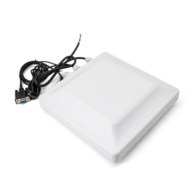 

HTHL-0-5M UHF Rfid Reader Long Range Built In 30Dbm Circular Antenna RS232/485 WG26/34 TCP/IP For Vehicle Management