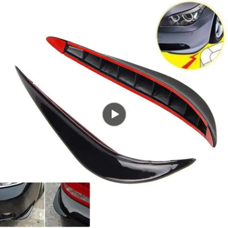 

Black Practical Car Bumper Protector Strip Anti-collision Car Sticker Durable Door Edge Guards Trim Car Supplies Pvc Universal