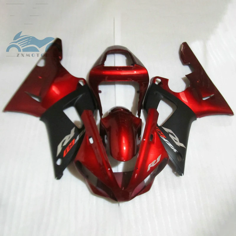 

Обновленный комплект обтекателей, пригодный для YAMAHA YZF R1 2000 2001 YZFR1 00 01, АБС-пластик, полный комплект, обтекатель мотоцикла, красный, черный