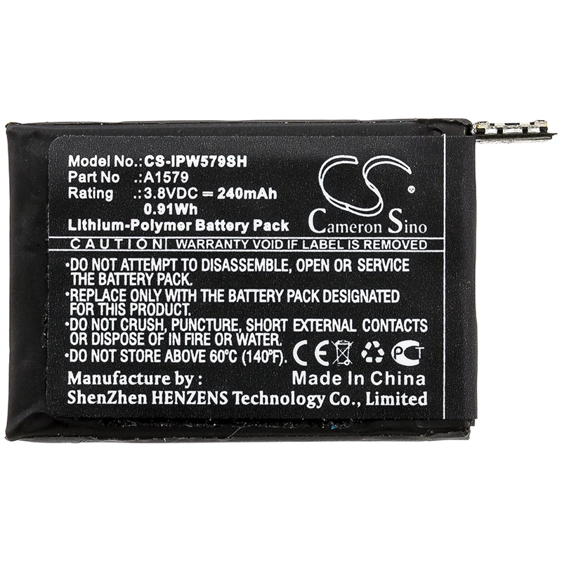 Фото Li-PolymerSmartwatchБатарея дляApple3.8v240mAh iWach 1 42 мм, Часы 1-го поколения 42 мм №3