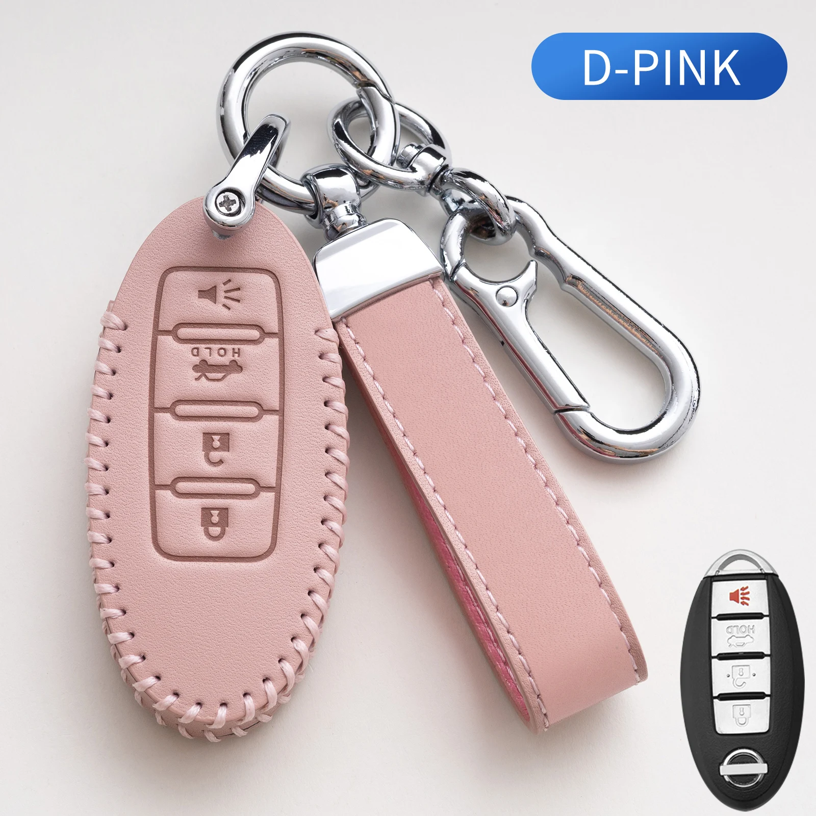 

Fashion Top Layer Leather Car Key Case Cover For Nissan Qashqai J10 J11 X-Trail T31 T32 Kicks Tiida Pathfinder Murano Note Juke