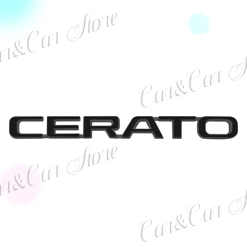 

3D хромированный металлический логотип CERATO, автомобильный брызговик, боковой задний багажник, аксессуары для стайлинга