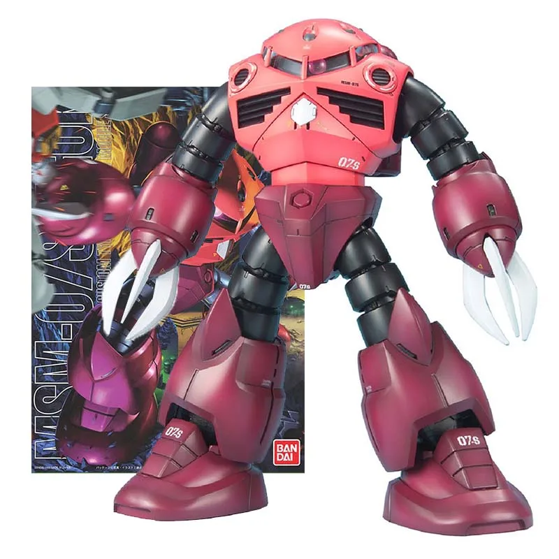 Anime Figures Mg 1/100 Msm-07s Z'gok Char Mobile Suit Gunpla Action Figure Toys For Boys Gifts