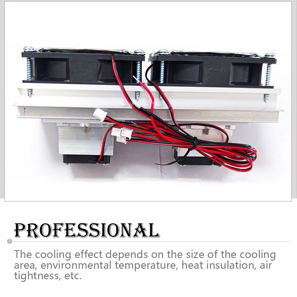 Thermoelectric Refrigeration Cooler DC12V 120W Semiconductor Electronic Cooling Heat Dissipation Heatsink Kit Simple Structure