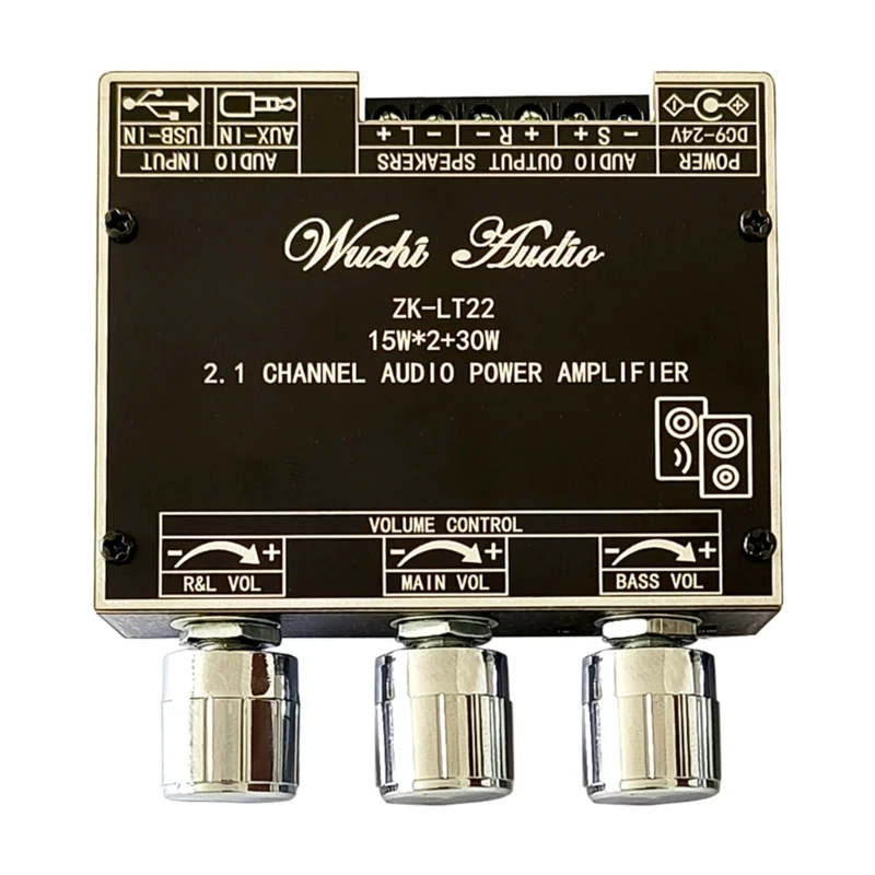 

J2FB ZK-LT22 стерео усилитель платы Bluetooth-совместимый бас усилитель высокой мощности