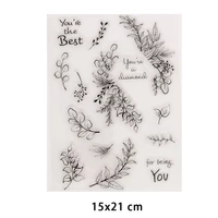 new arrivals flowers clear stamps for diy scrapbooking crafts stencil fairy rubber stamps card make photo album sheet decor