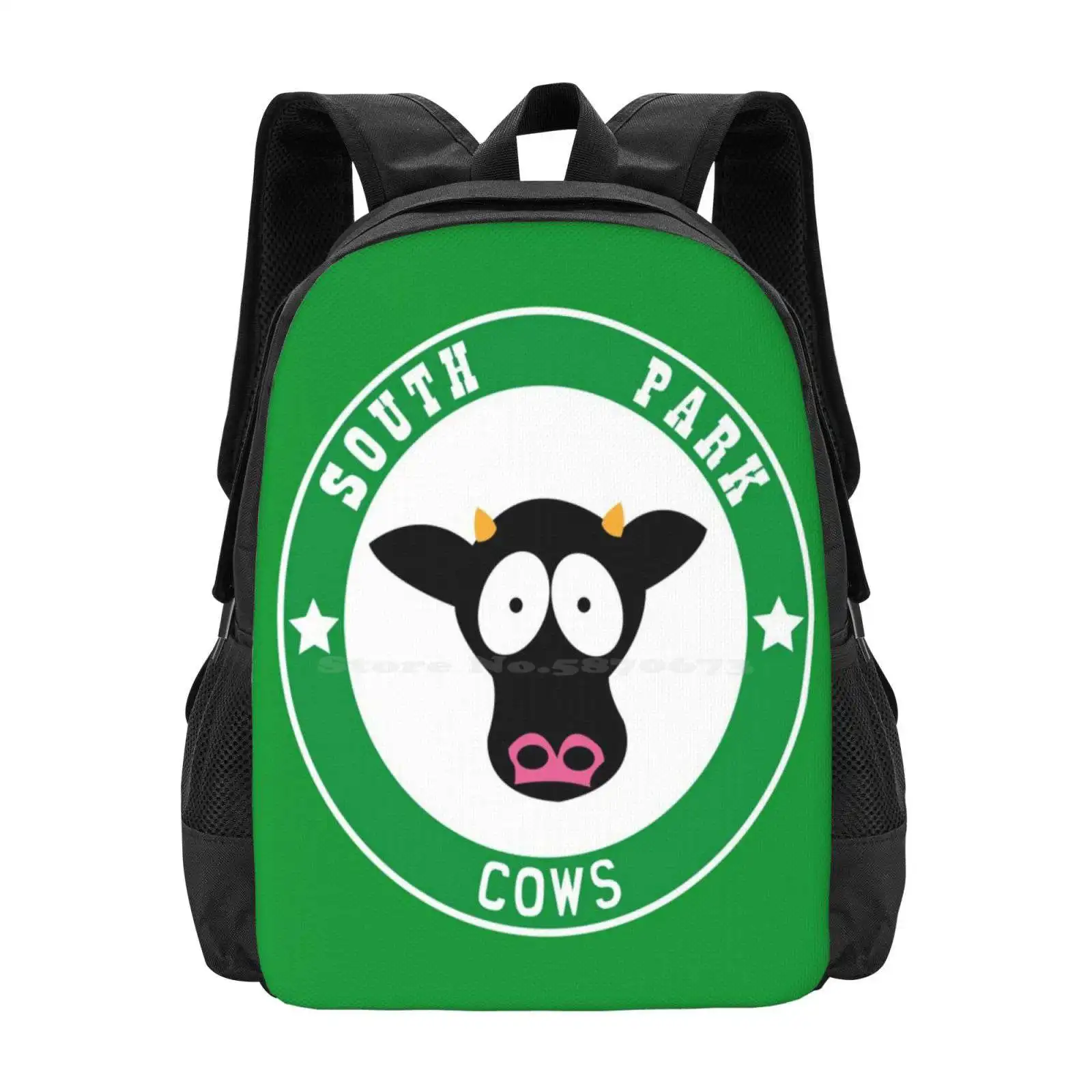 Cows Hot Sale Backpack Fashion Bags Cows Matt Stone Trey Parker Kyle Broflovski Kenny Mccormick Stan Marsh Eric Cartman Comedy