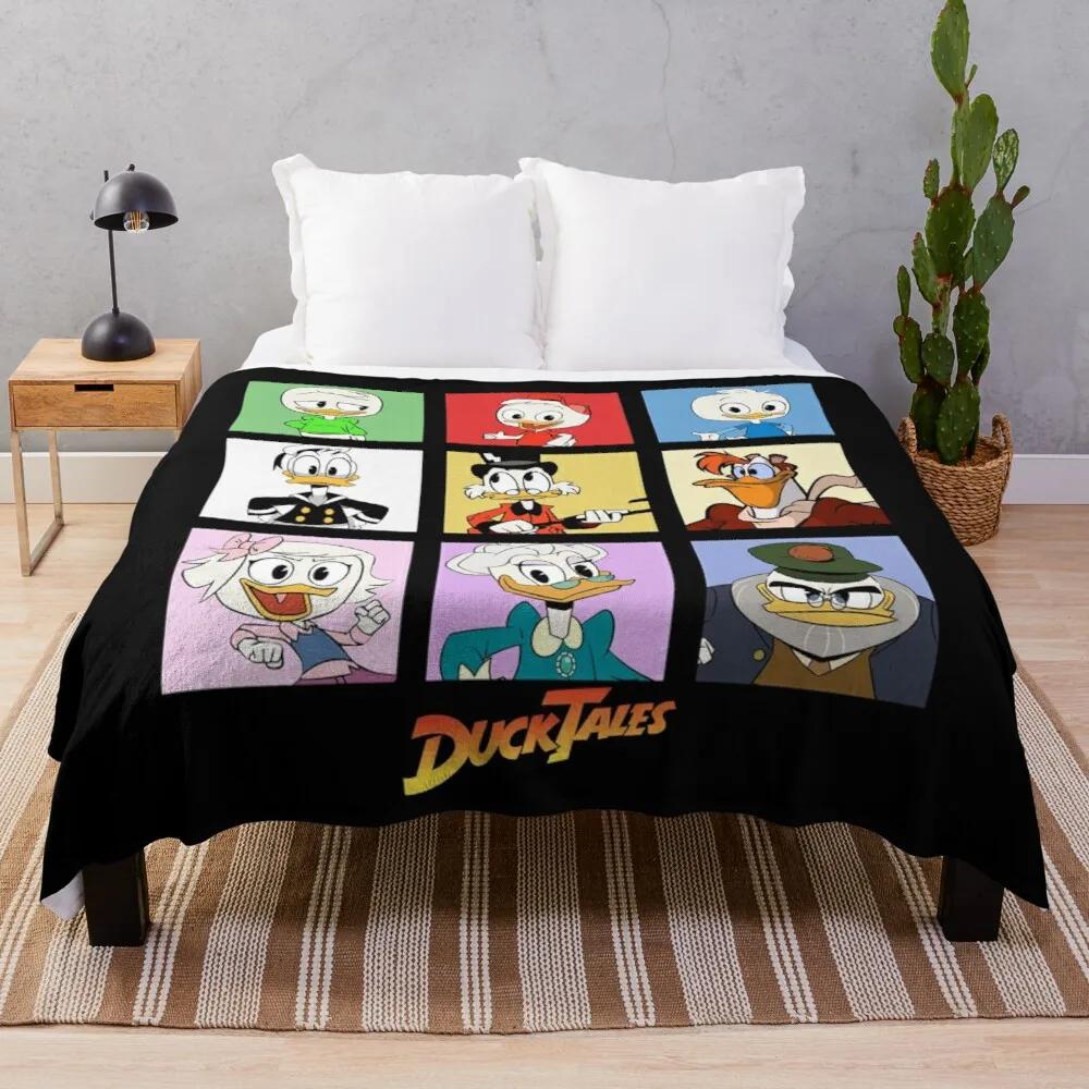 

emotions duck tales art gift for fans Throw Blanket Baby Blanket