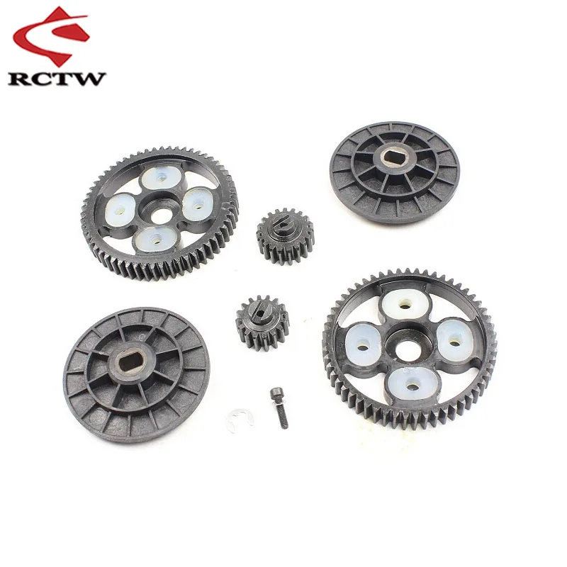 Прямозубая Шестерня 58T/16T 55T/19T для переднего колеса Baja 1/5 Hpi Baja 5b, Km Rovan Baja, высокоскоростная металлическая шестерня