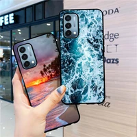 beach scenery phone case for oneplus 8 8pro 8t 9 9pro 6t nord n10 2 5g n100 n200 9rt 5g 10pro 7 7pro 7t pro 9r 6 cover fundas