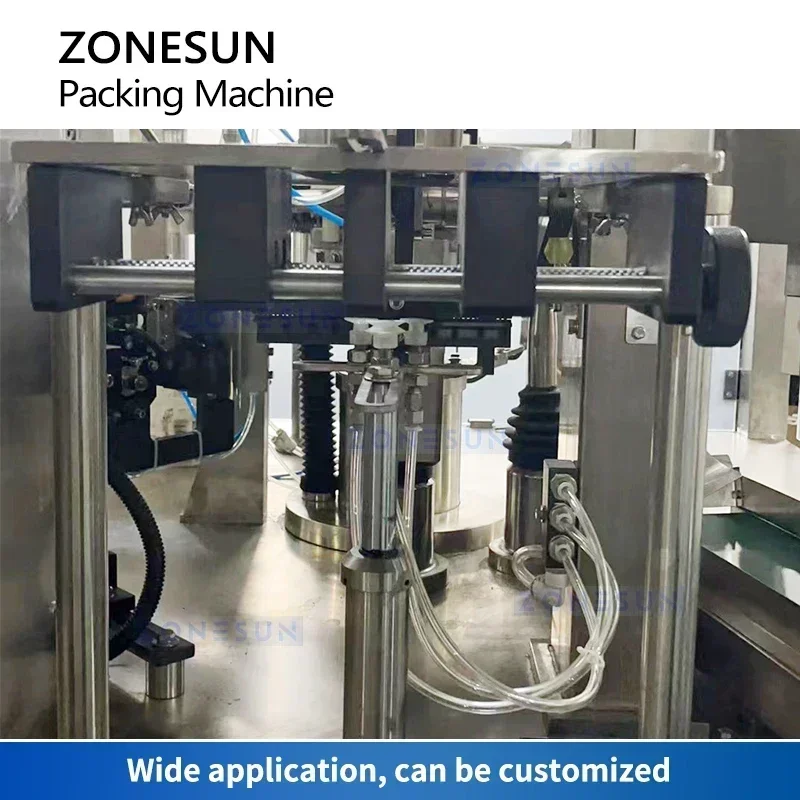 Автоматическая машина для фасовки и запайки готовых пакетов ZONESUN ZS-BZJ10P, роторная упаковочная машина для пакетов DoYpack, оборудование для фасовки жидкостей и паст (art.: 3920da73cfc6f) - 3920da73cfc6f