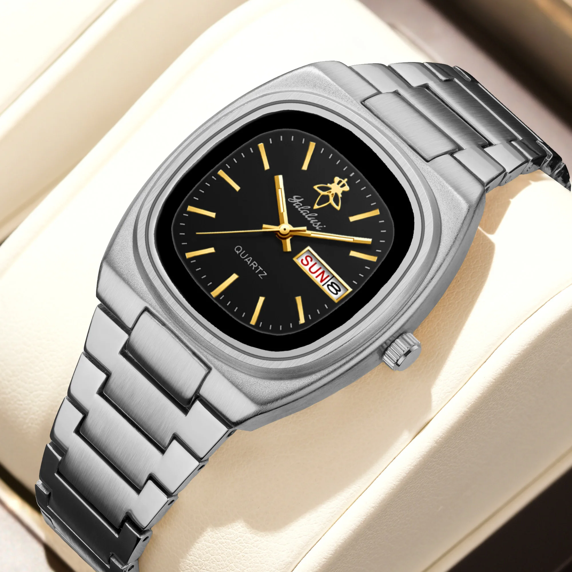 Аутентичные женские кварцевые часы YaLaLuSi популярный бренд функция двойного