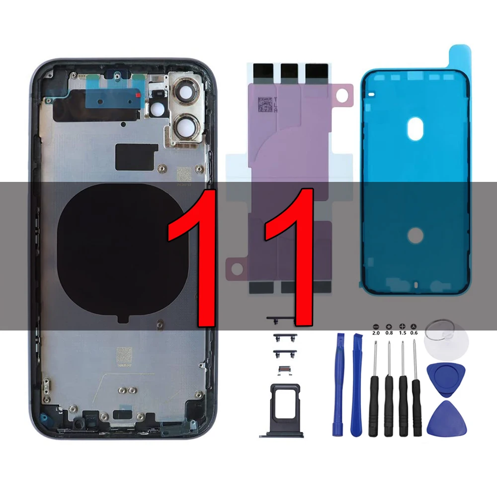 Сменный корпус OEM для iPhone 11 задний средняя рамка шасси полная сборка крышка