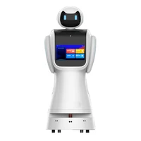 automatic charge intelligent robot smart catering hotel reception serving humanoid robot