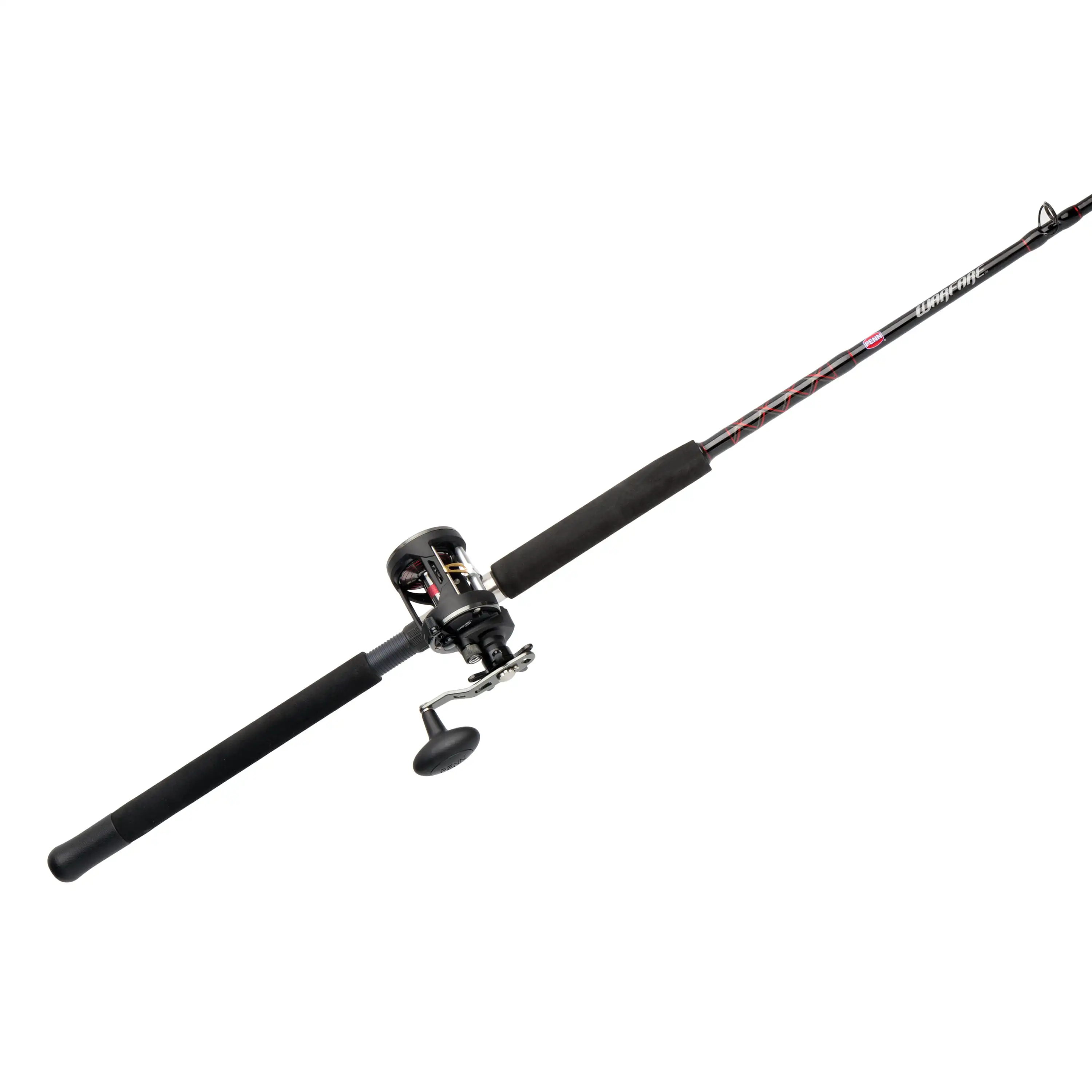 

6’6” Warfare Level Wind Fishing Rod and Reel Conventional Combo