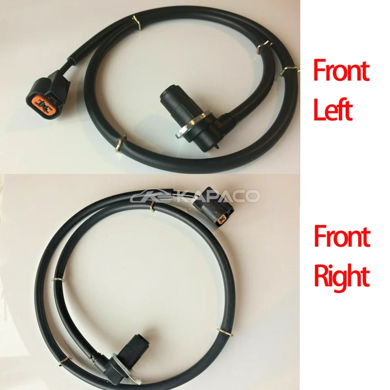 

2pcs MR569412 MR569411 ABS Wheel Speed Sensor Front Left&Right For Mitsubishi Shogun Montero Pajero II III