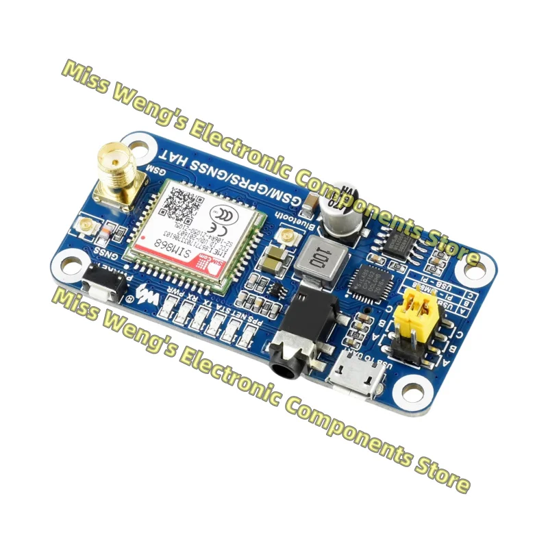 Макетная плата SIM868 с поддержкой GSM/GPRS/GPS/Bluetooth расширения совместимая Arduino/Raspberry Pi 4