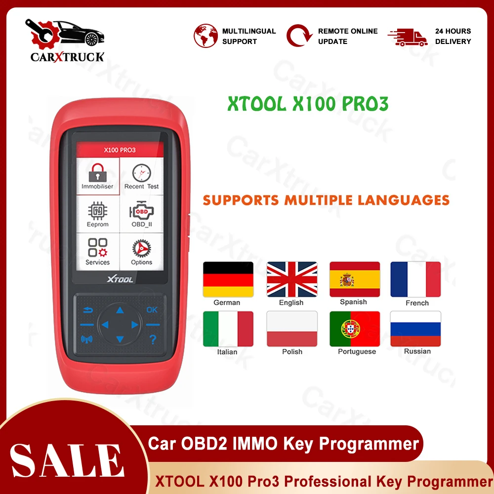 

XTOOL X100 Pro3 профессиональный ключ программатор бесплатное обновление OBD2 считыватель кода автомобиля диагностический сканер специальная фун...