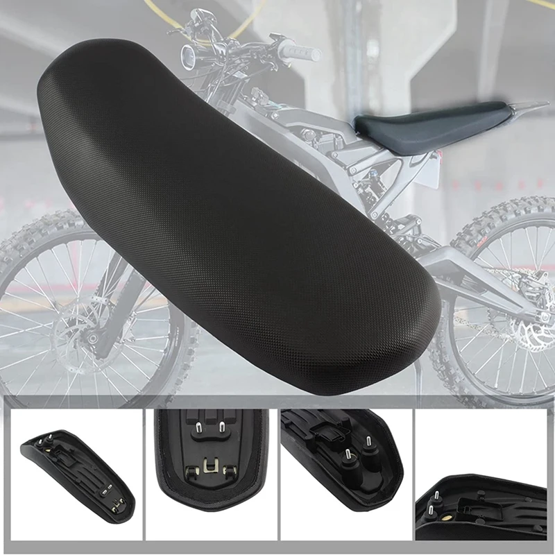 Motorcycle Seat Cushion Electric Dirt Bike For Sur Ron Light Bee X/S Segway X260 X160 Accessories - Black