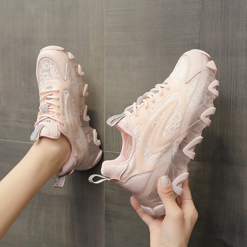 

Неформальный спортивный костюм с прозрачной надписью на толстой основе, прозрачный, расширенный, модный, новинка летнего сезона 2022