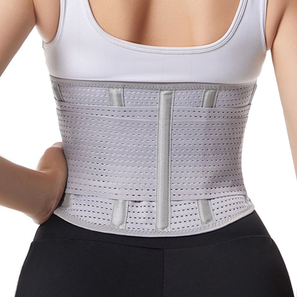 

Breathable Waist Belt Adjustable Tightness Back Stretcher Waist Brace for Women Men Sports Support