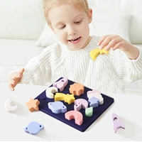 baby toys silicone puzzle weather shape matching 3d bpa free puzzle board game montessori toys for babys education gift