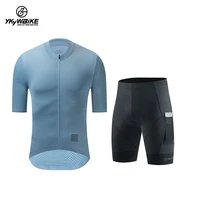 ykywbike men summer cycling jersey bike shorts cycling suit sportswear short sleeve jerseys clothing set mtb mountain bike cloth