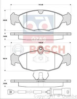 

Тормозная колодка для 986460938 ASTRA.F-CORS A.B