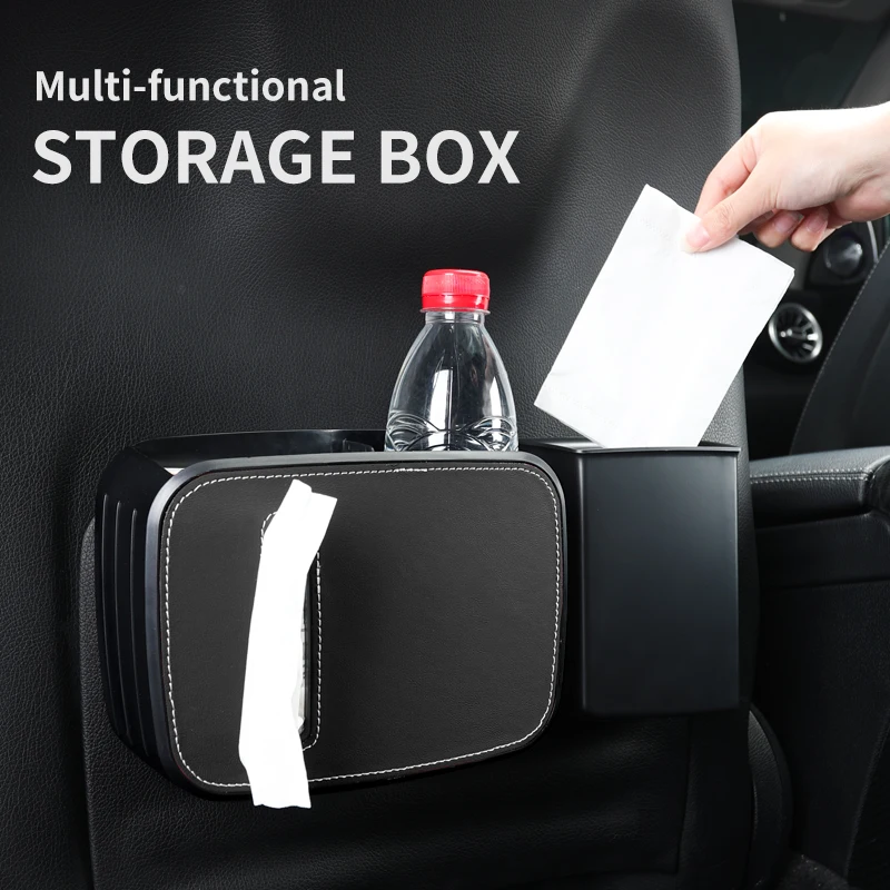 

Car Seat Back Multifunctional Tissue Storage Box For VW Golf Polo T5 Passat b6 Jetta Tiguan Scirocco Sagitar Touareg Touran