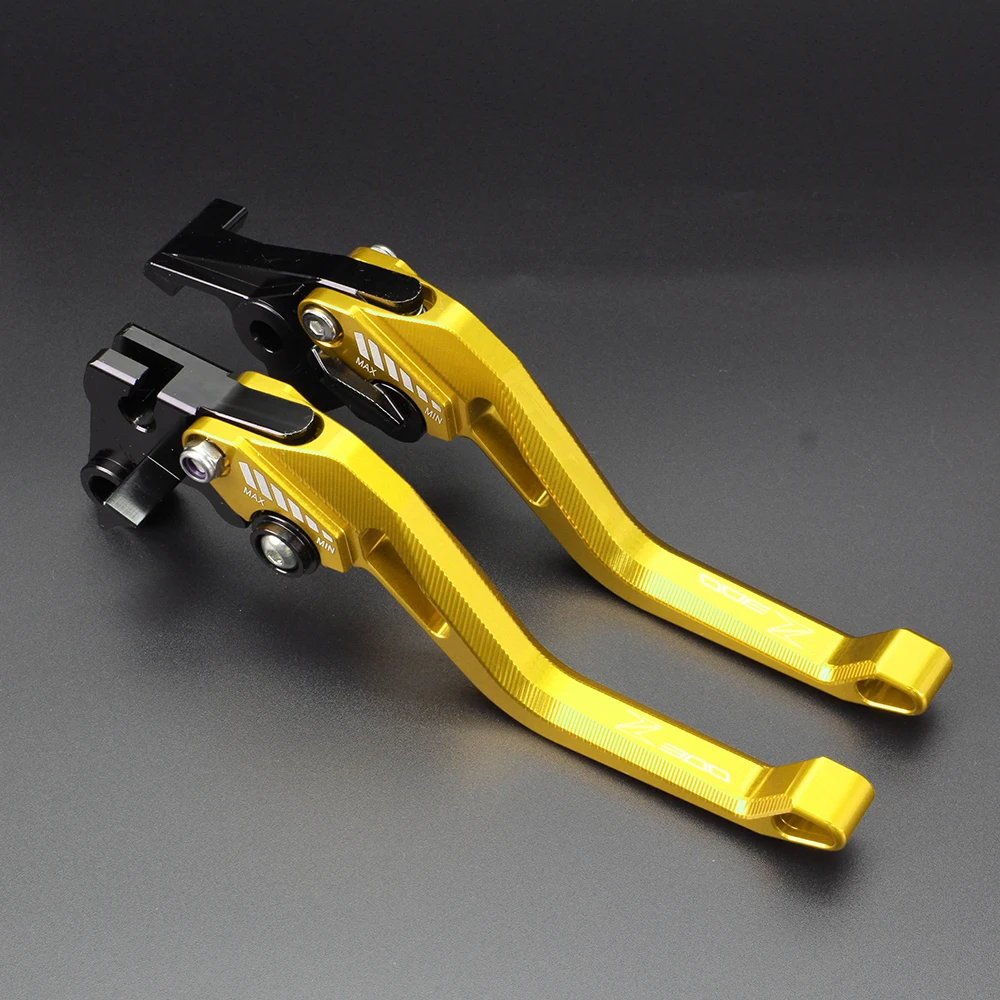 

Рычаги тормозной муфты для Kawasaki NINJA 300R/Z300 2013 2014 2015 2016 2017 2018 мотоциклетные ручки рычага с логотипом CNC