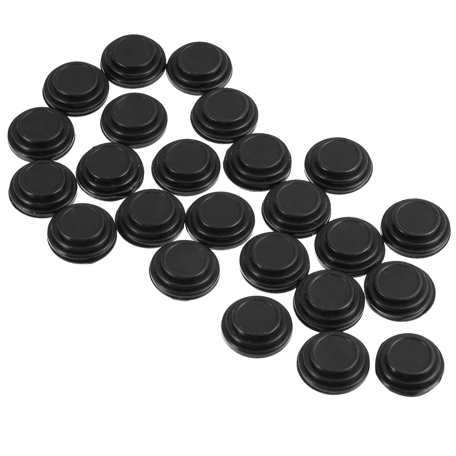 

24 Pcs Shock Absorbing Gasket Car Accessories Seal Stickers Shock-proof Gaskets Anti-collision Silicone Pads Muffler Protection