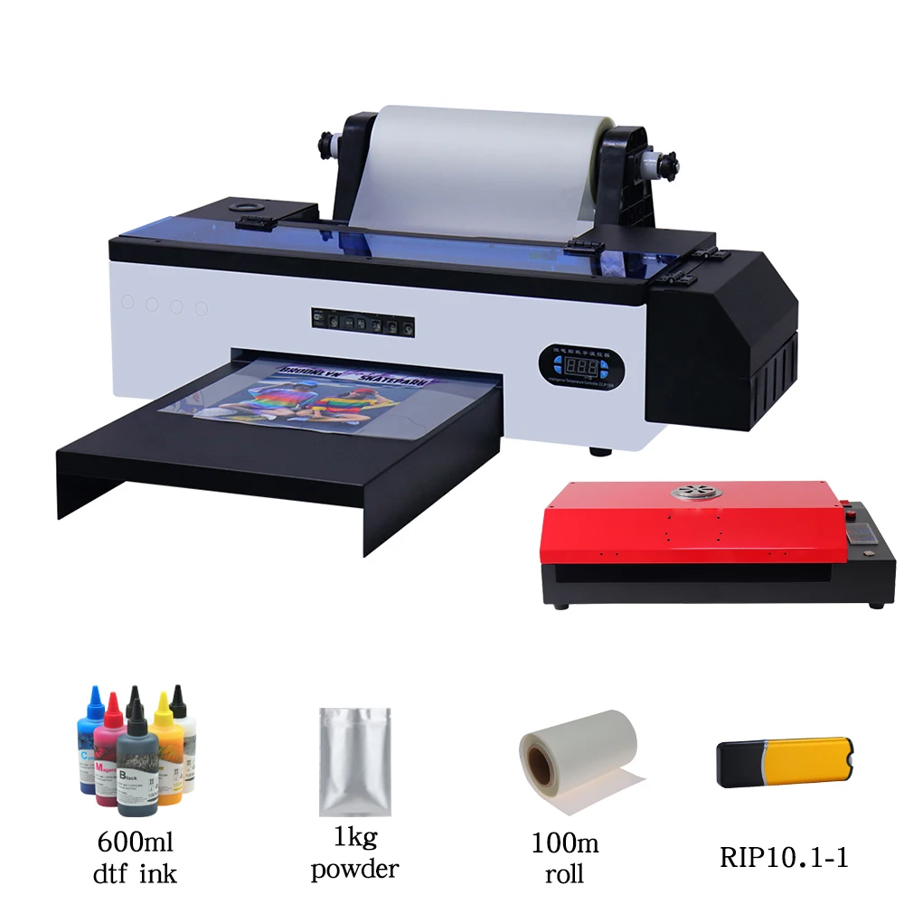 

A3 DTF Printer For Epson DX5 L1800 R1390 For T-Shirt Hoodies Cap Bags Jeans Direct To Film Printer DTF Printing Machine