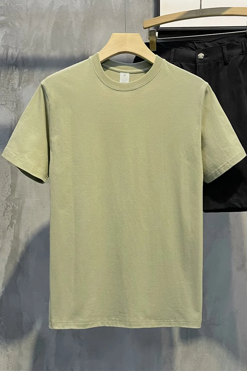 Мужская футболка с короткими рукавами A1086 белая черная красная в полоску розовая