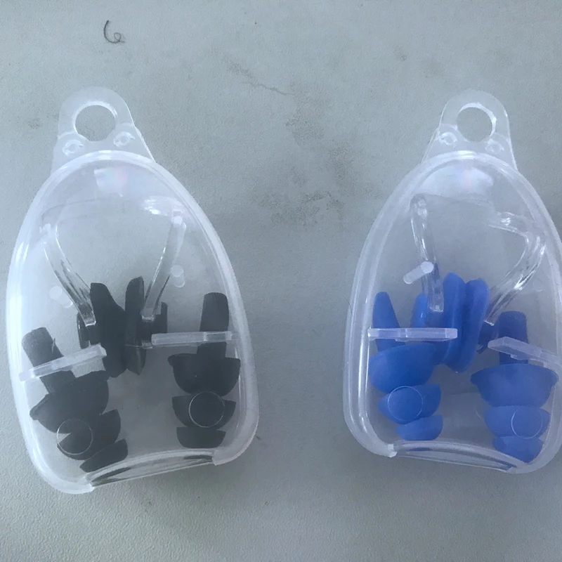 

Зажим для носа, аксессуары для дайвинга в бассейне для взрослых, заглушка для ушей, мягкий водонепроницаемый силиконовый чехол для плавания