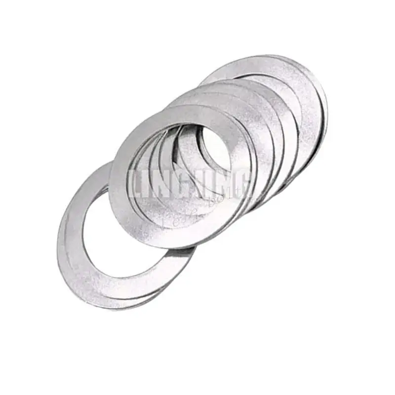 

50PCS M2 M3 M4 M5 M6 DIN988 304 Stainless Steel Ultra Thin Flat Washer Adjusting Ultrathin Shim Plain Gasket High Quality