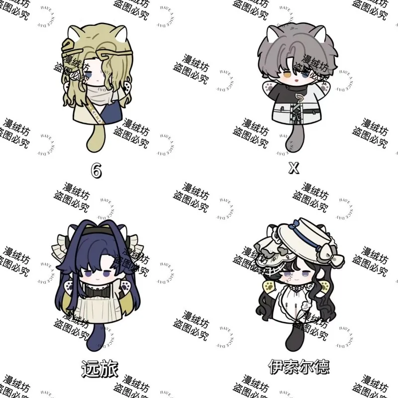 25 см игра аниме реверс: 1999 косплей Voyager Isolde Six X гористик мягкая плюшевая ручная