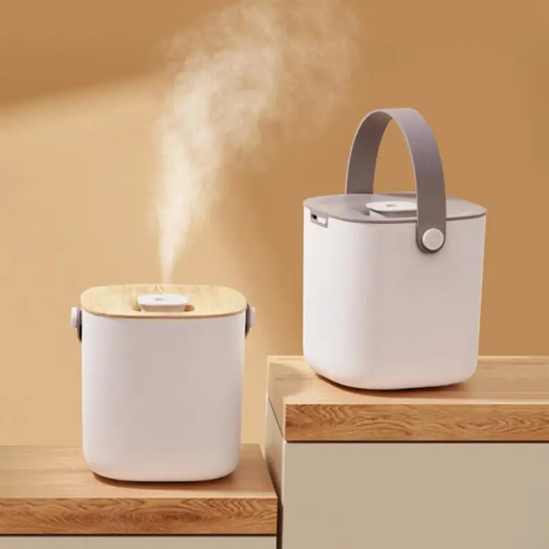 

Wood Grain Humidifier Mini Desktop Humidifier USB Rechargeable Household Air Atomizer Car Purifier Anion Mist Maker