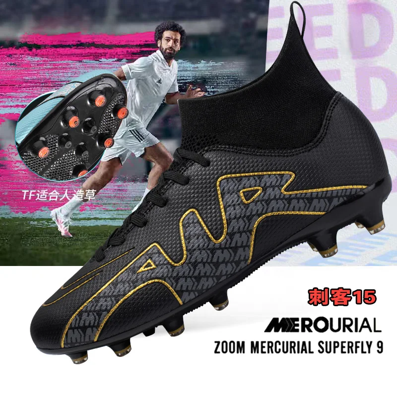 

professional football boots new men football shoes boys American soccer shoes AG/TF non-slip sports shoes ultralight ankle boots