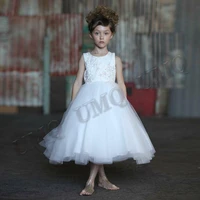 ivory aline toddler birthday flower girl dress appliques scoop wedding party dresses custom made fashion show first communion