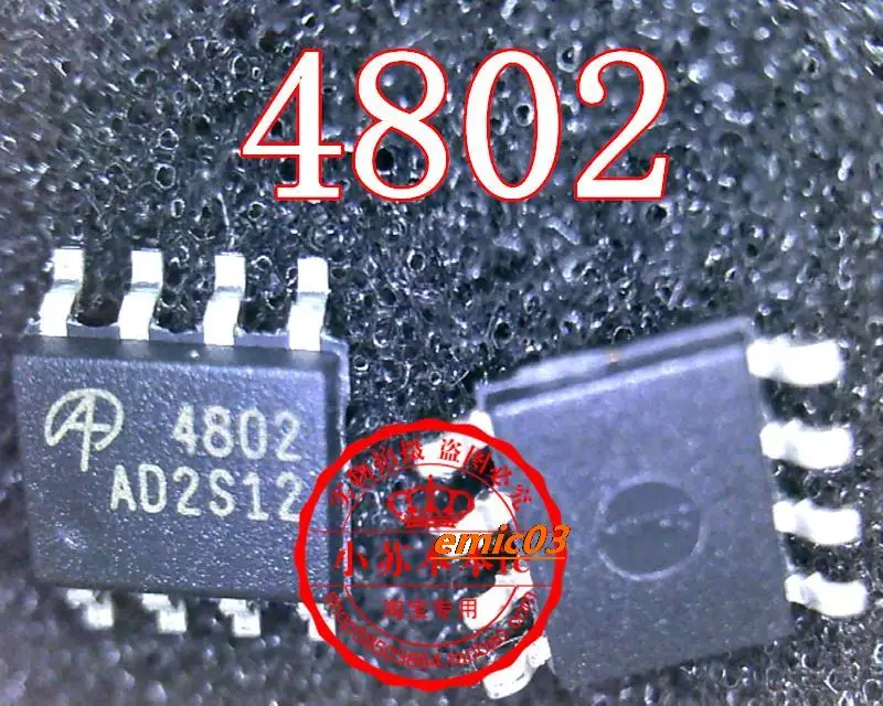 

10pieces AO4802 4802 MOS N 30V 7A SOP-8