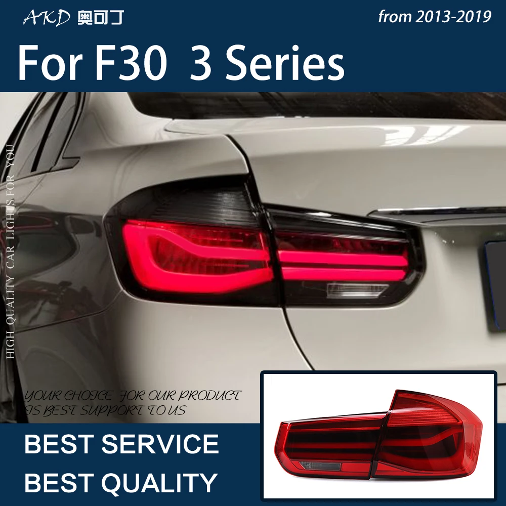 Car Lights for BMW F30 F35 2013-2019 3 Series LED Auto Taillights Assembly Upgrade AKD Original Design Dynamic Tool Accessories