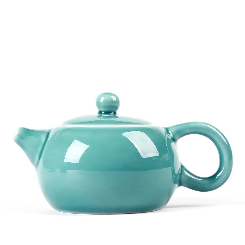 

High Quality Colorful Glaze Tea Pot, Elegant Design Tea Sets Service , China Red Teapot Porcelain Teaware Creative Gifts
