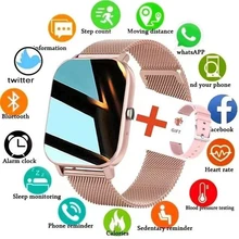 2022 New Smart Watch Women Full Touch Bracelet Fitness Tracker Blood Pressure For Xiaomi Smart phone PK GTS 2 Smartwatch Men+Box
