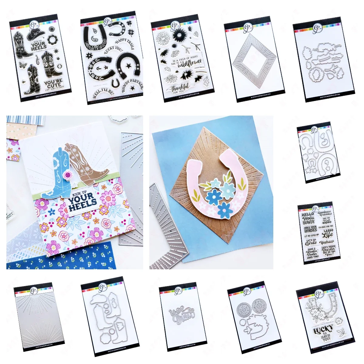 Наборы штампов и металлических Sentiments алмазные штампы для рукоделия Lucky Blooms