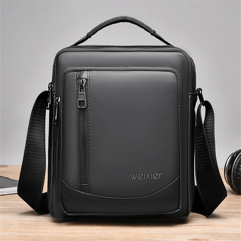 

Solid Color Large Capacity Shoulder Bags for Men 2022 High Quality Leisure Outdoor Travel Oxford Cloth Messenger Bag Sac Homme